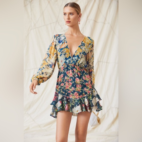 HERMANT AND NANDITA DELLA MINI DRESS - Picture 2 of 6